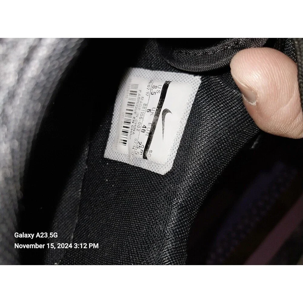 Nike Air Max 90 Ultra 2.0 Sneaker Black Running 881106-002 Womens Sz 8.5 - Picture 9 of 10